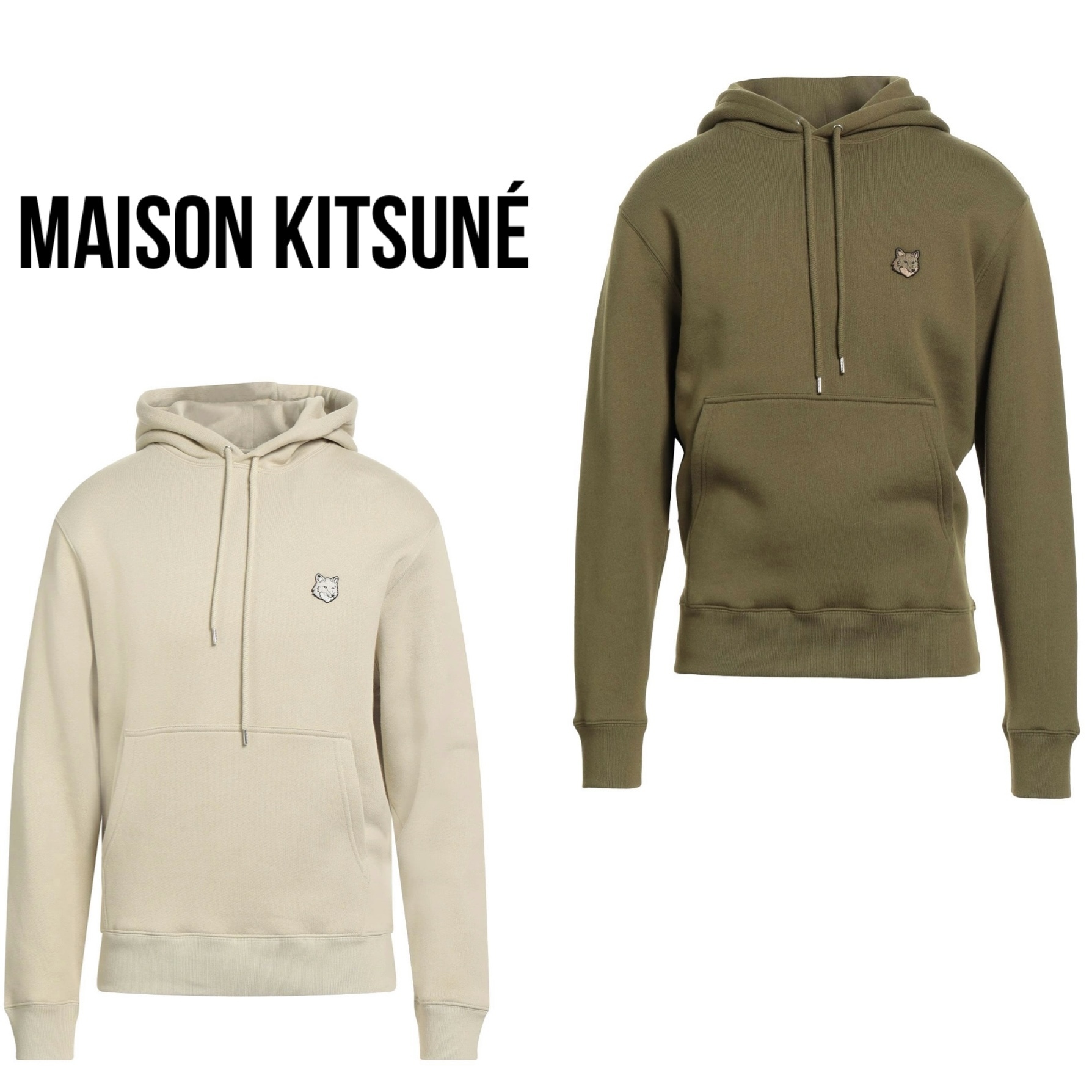 送料関税込み☆MAISON KITSUNE ロゴ スウェットパーカー