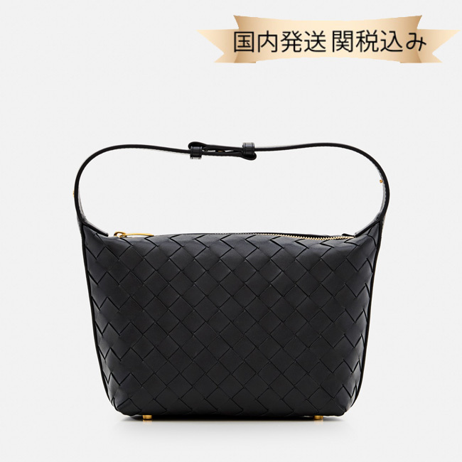 国内発送【BOTTEGA VENETA】ウォレス バッグ ブラック