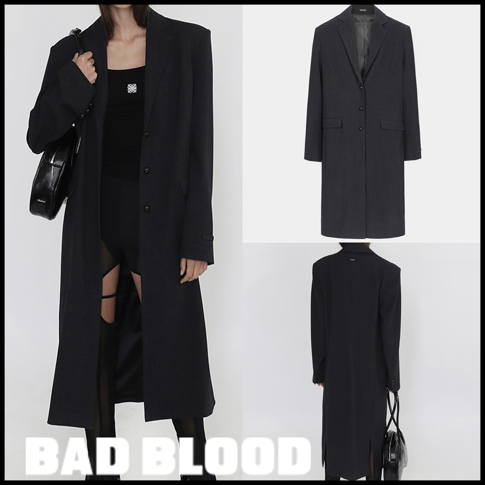 BADBLOOD ■ Classic Single Breasted Coat Slim Fit