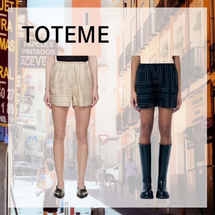 TOTEME モノグラム ショートパンツ