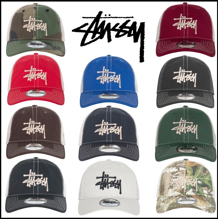 ◆Stussy◆New Era 9twenty Basic Trucker◆送料/関税込◆11色◆