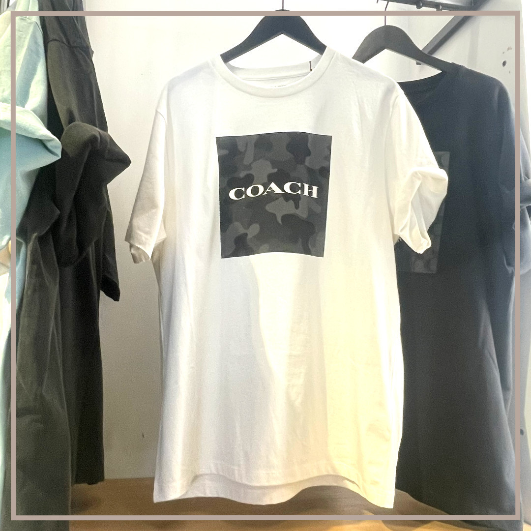 迷彩クラッシクスタイル【COACH】オーガニックコットンTシャツ