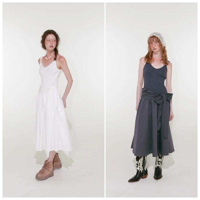 ● LOULOUSEOUL ● Layered Wrap Dress