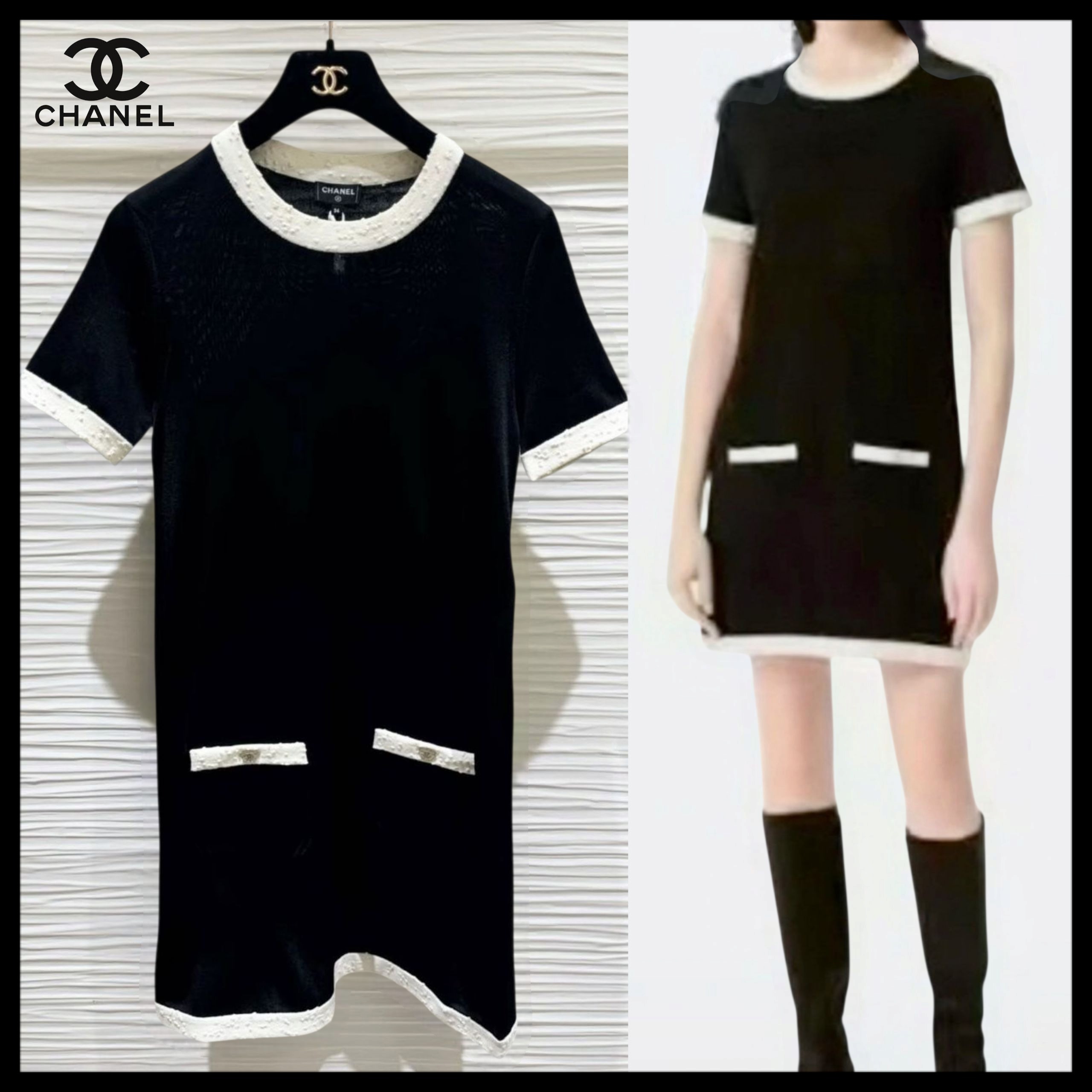 【シンプルで上品♡】CHANEL ワンピース