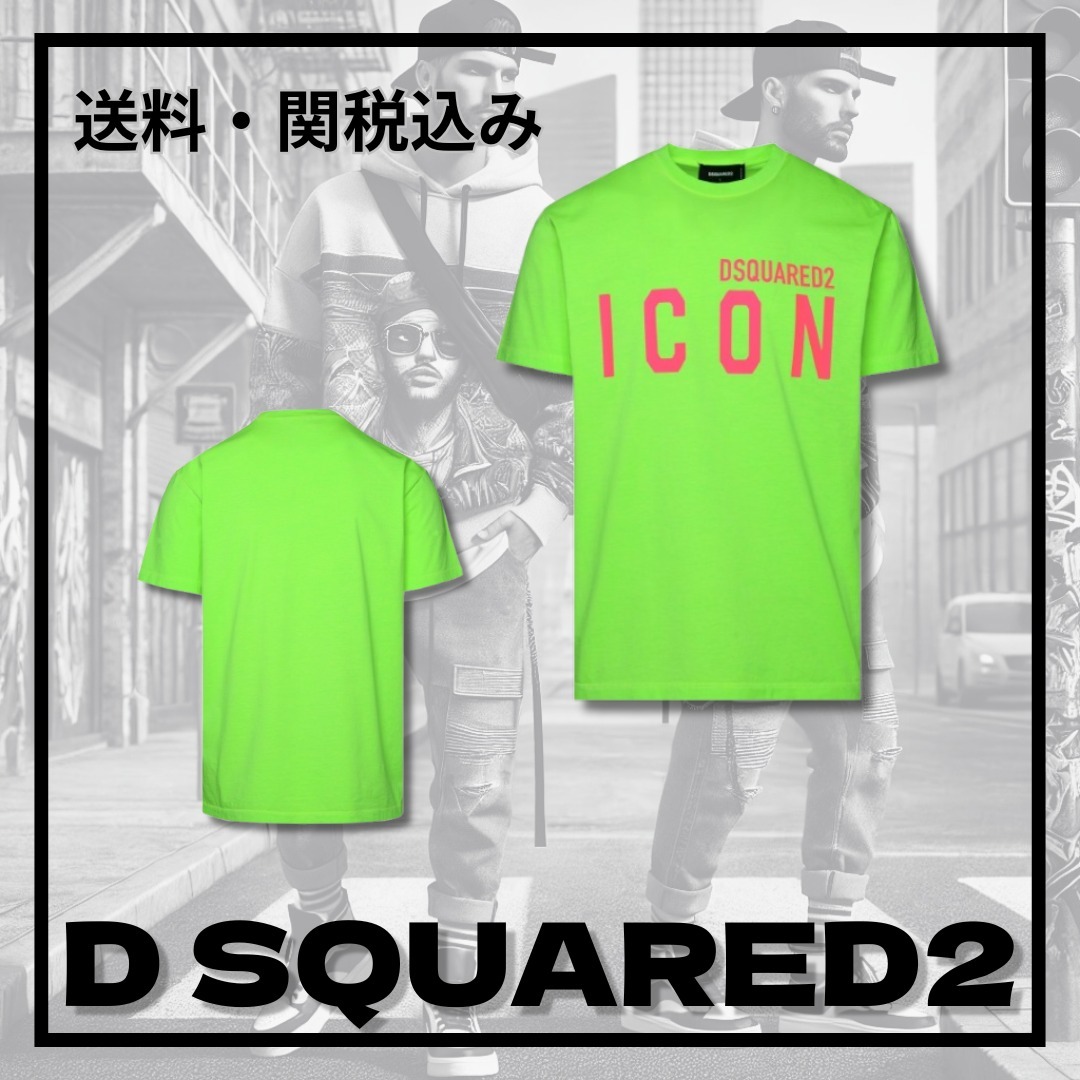 関税込み＊D SQUARED2＊ロゴ アイコン クルーネック T シャツ