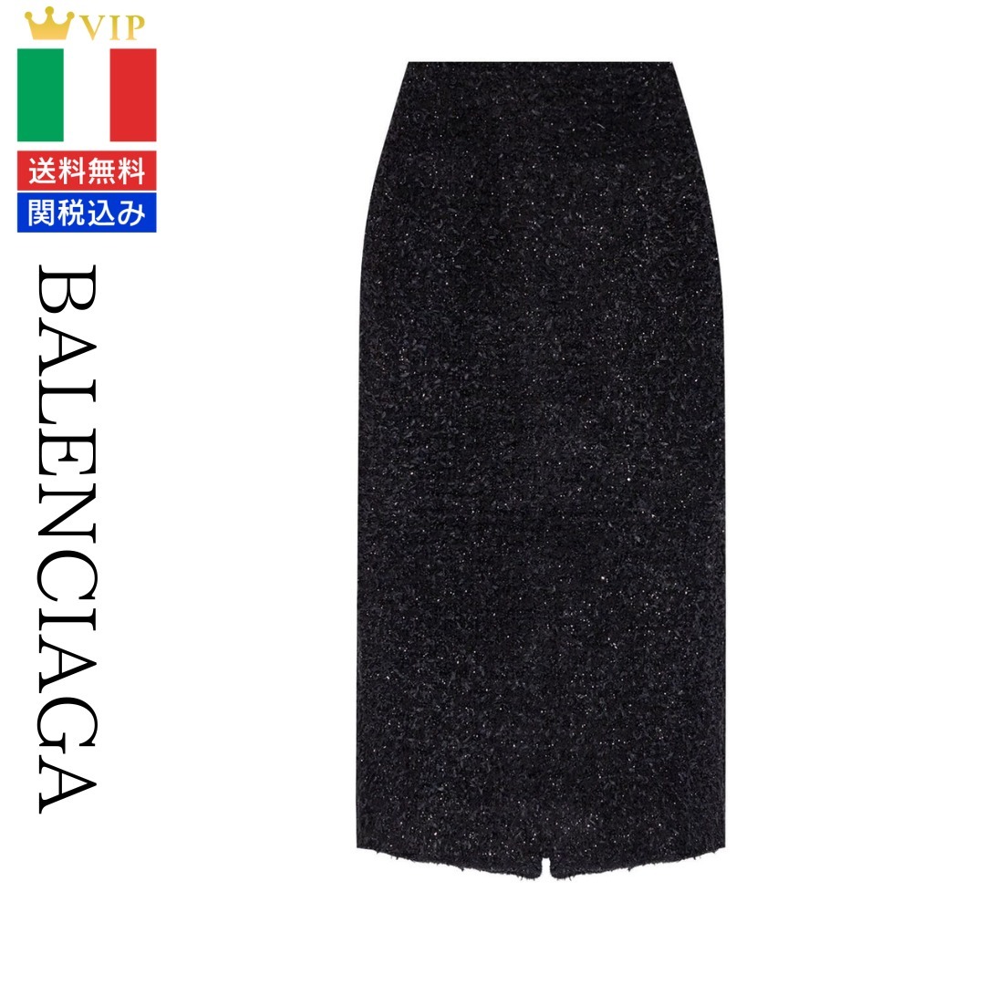 VIP【送料関税込】BALENCIAGA TWEED MIDI SKIRT