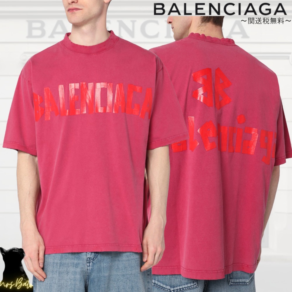 バレンシアガ デニムや白バッグに NEW TAPE TYPE T-SHIRT 関送無