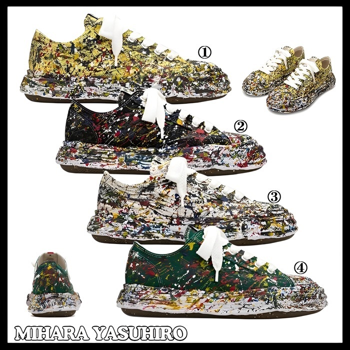 MIHARA YASUHIRO 国内買付 PETERSON23 SputteringPaint Sneaker