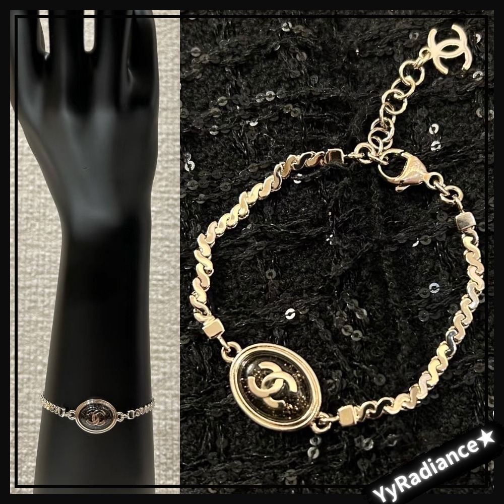 【シンプルさがイイ♡クールな印象に】CHANEL ブレスレット