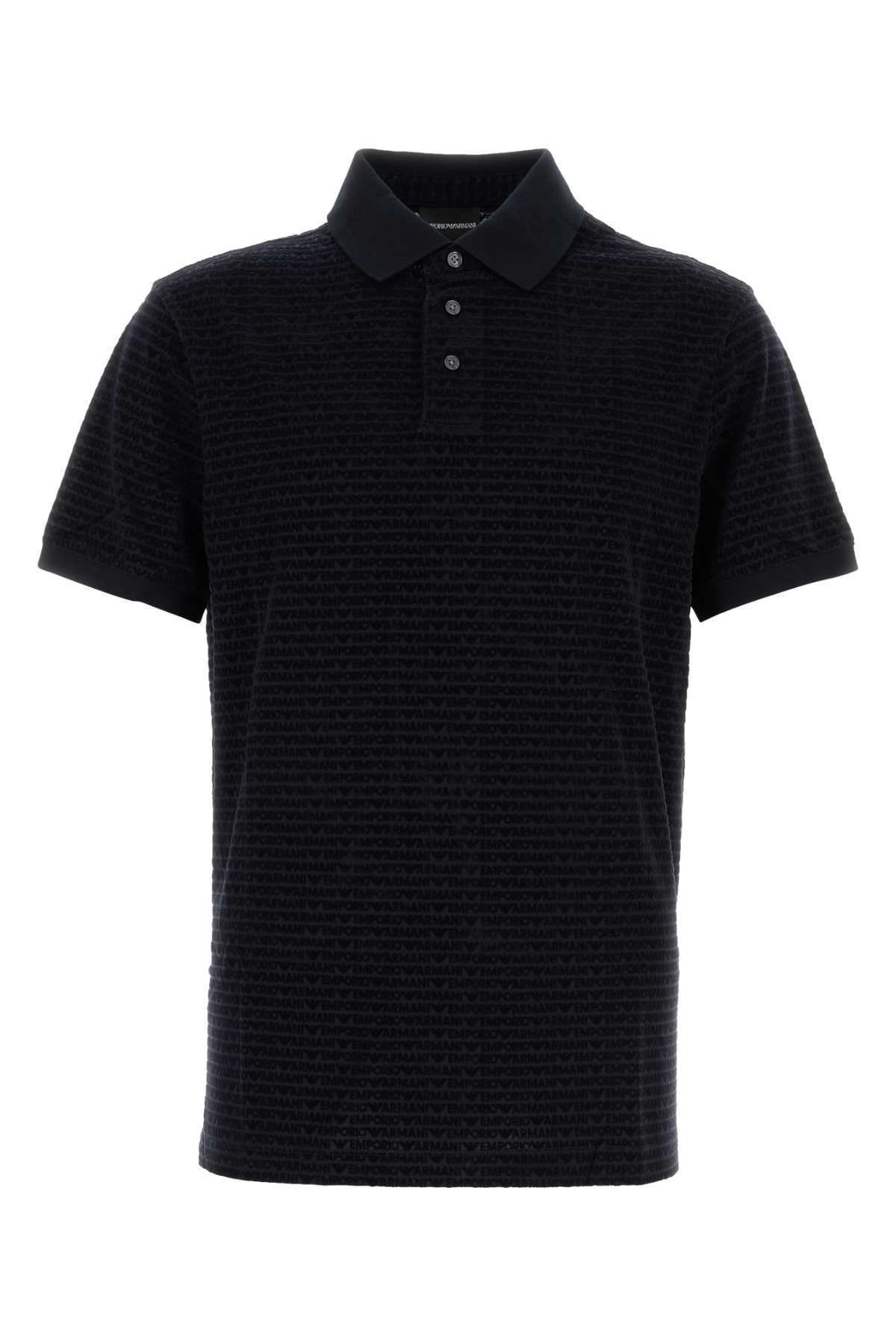 Tシャツ・カットソー EMPORIO ARMANI Printed Lyocell Blend Polo Shirt