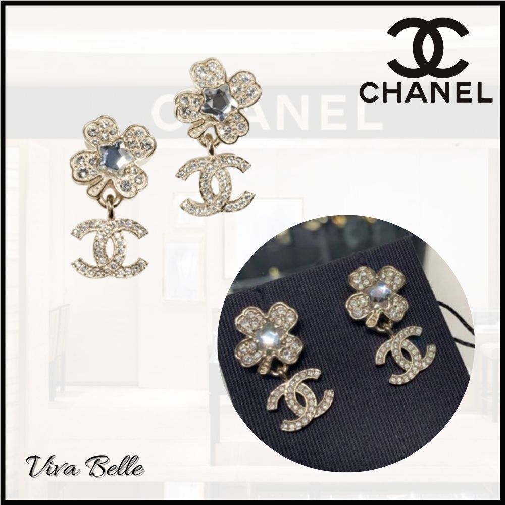 【エレガントな耳元に】CHANEL ドロップピアス