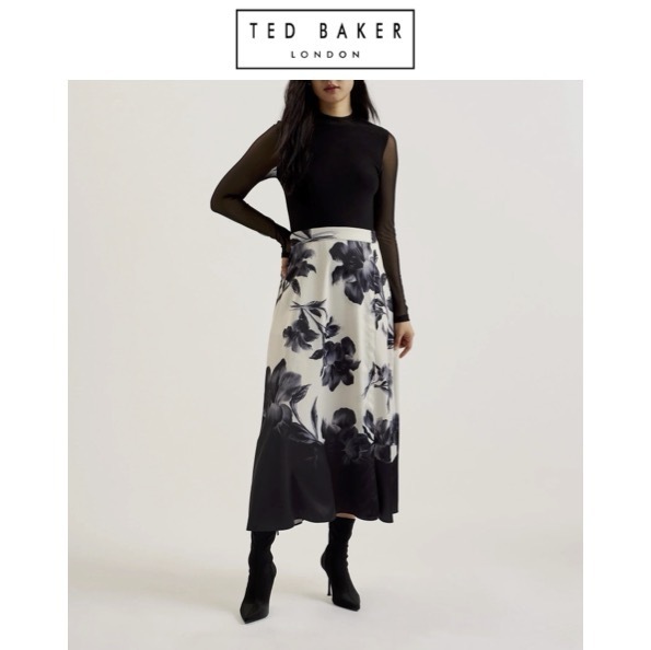 関税.送料込 Ted Baker SELNAA 花柄ワンピース