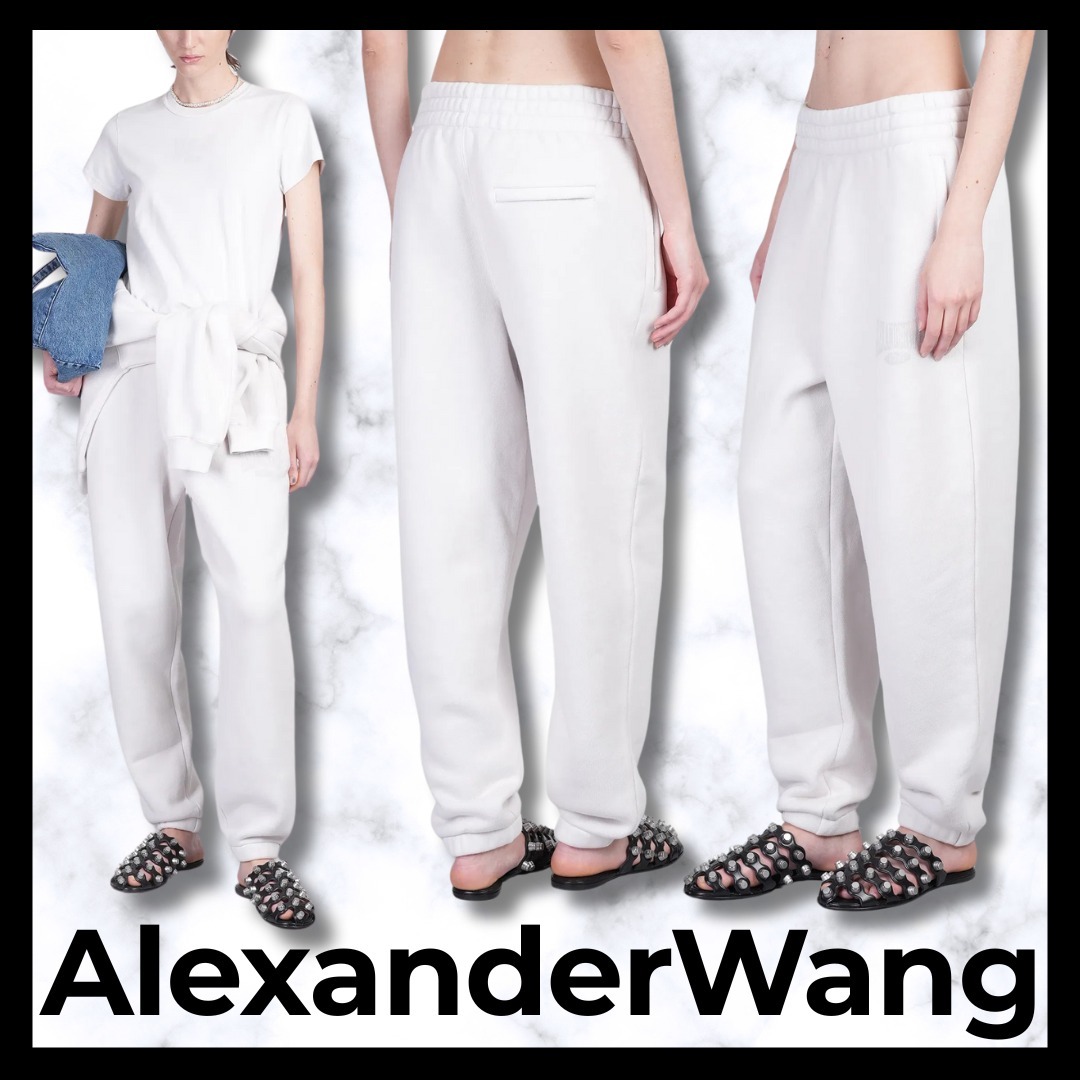 Alexander Wang■ロゴ コットン スウェットパンツ ユニセックス