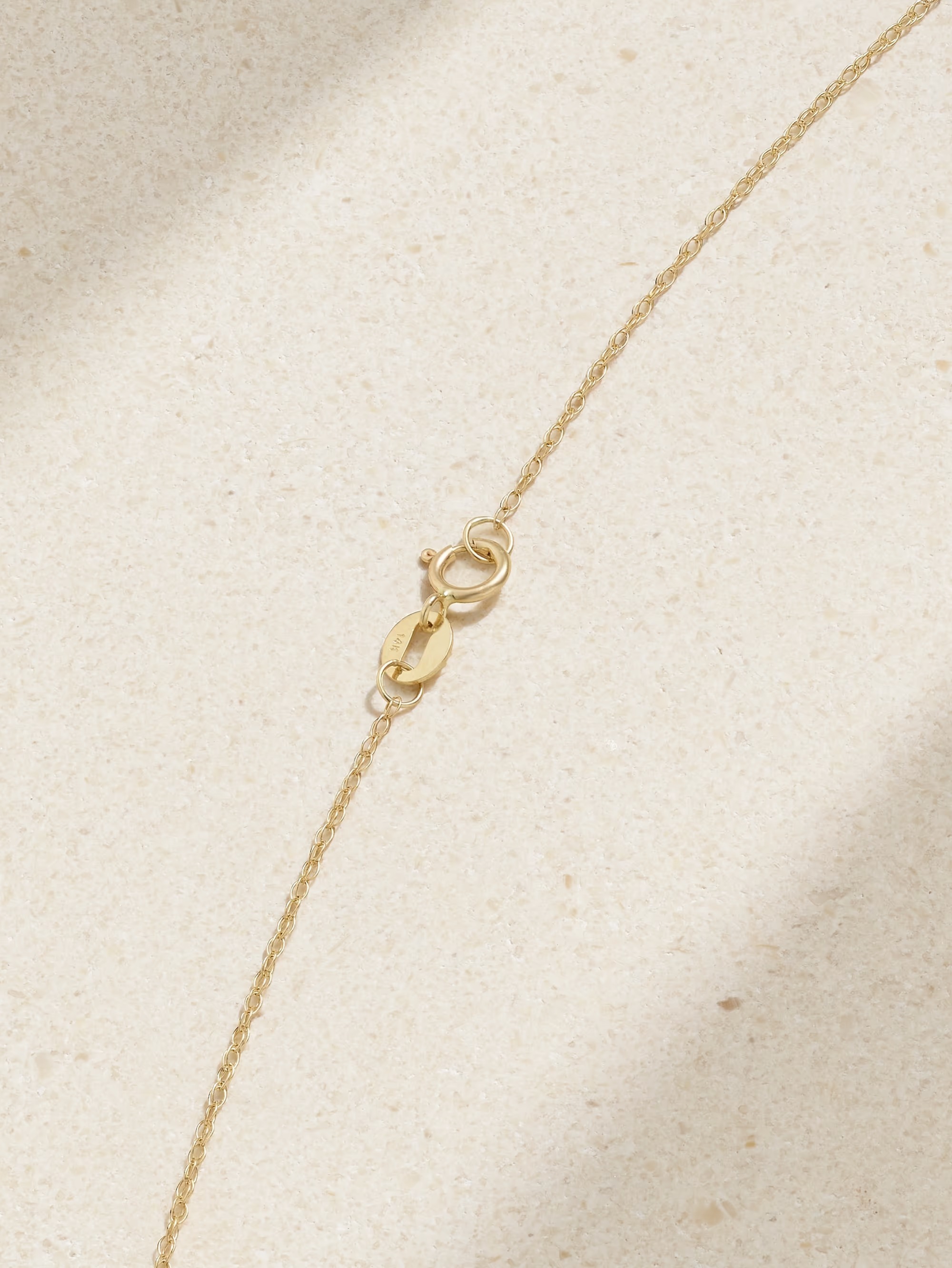 《STONE AND STRAND》14K ゴールド ダイヤモンド ネックレス