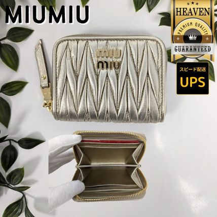 miumiu☆VIP価格 キルティング小銭入れ コインバース MiuMiu(ミュウミュウ) コインケース・小銭入れ(レディース