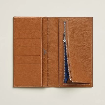 《裏地がオシャレ★》HERMES 長財布 Citizen Twill