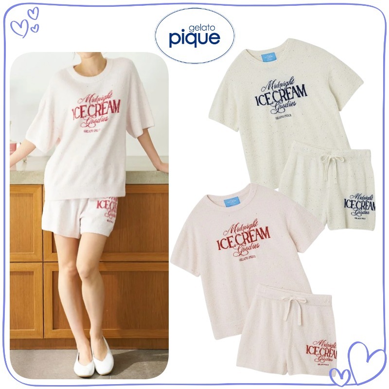 大人気!! gelato pique ICE COOLプルオーバー&ショートパンツSET