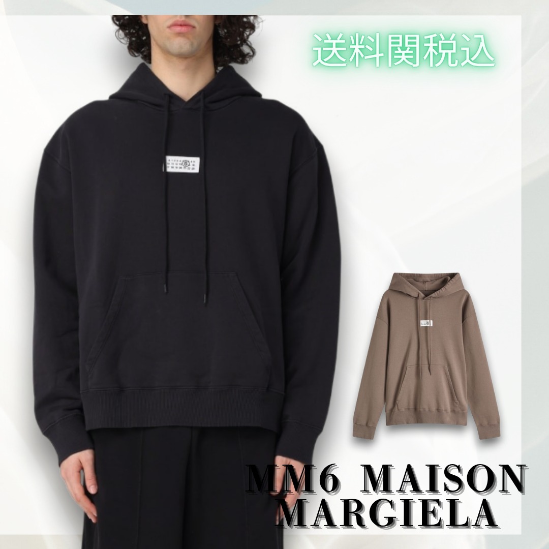 【MM6 Maison Margiela】★送料関税込★ロゴパーカー フーディ