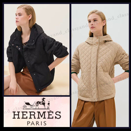 楽天市場】質屋 エルメス HERMES キルティング ジャケット