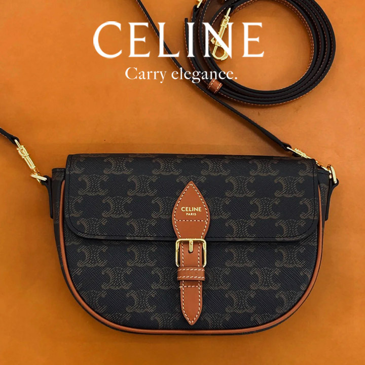 *洗練を纏う新作*【CELINE】フォルコ ショルダー ギフトにも最適