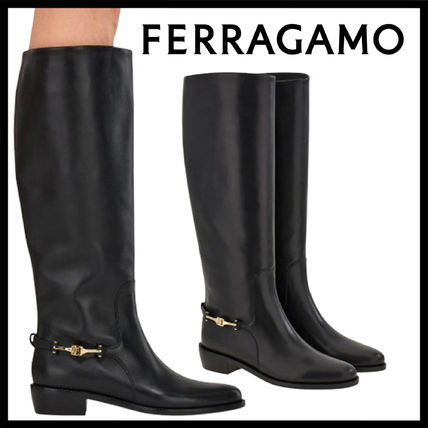 当店在庫してます！ FERRAGAMO(フェラガモ) 23cm ロングブーツ(レディース) 海外 - 靴