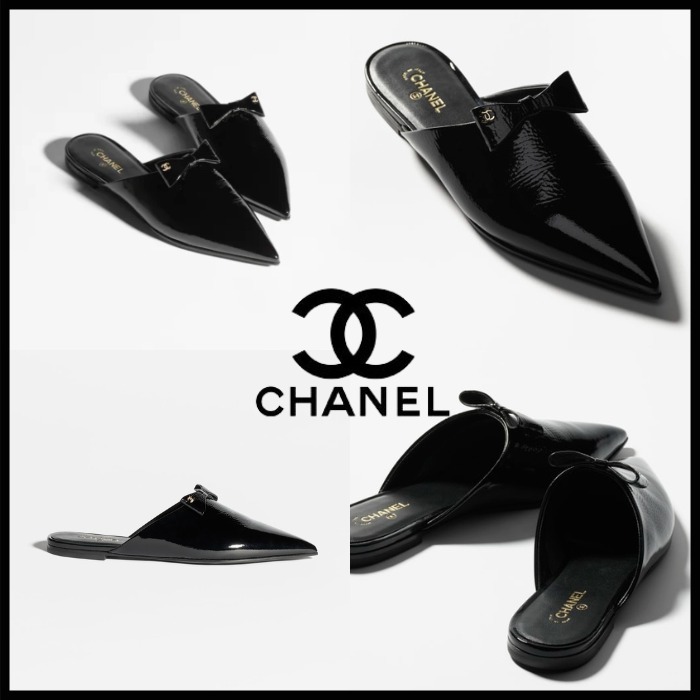 【洗練されたデザイン】 CHANEL 上品 ミュール シンプルに