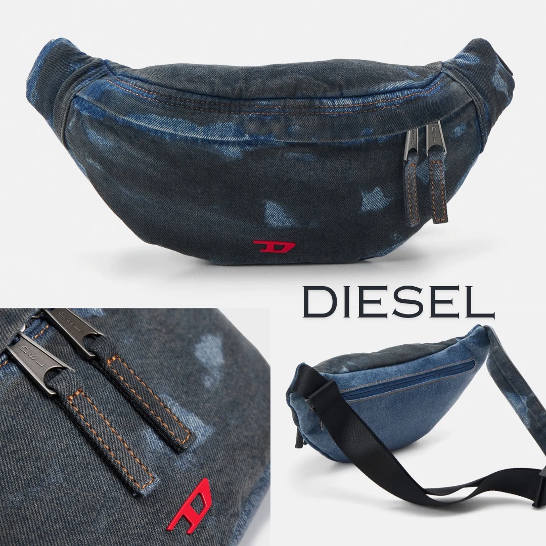 関税込 DIESEL ディーゼル ブルーウォッシュデニム バック