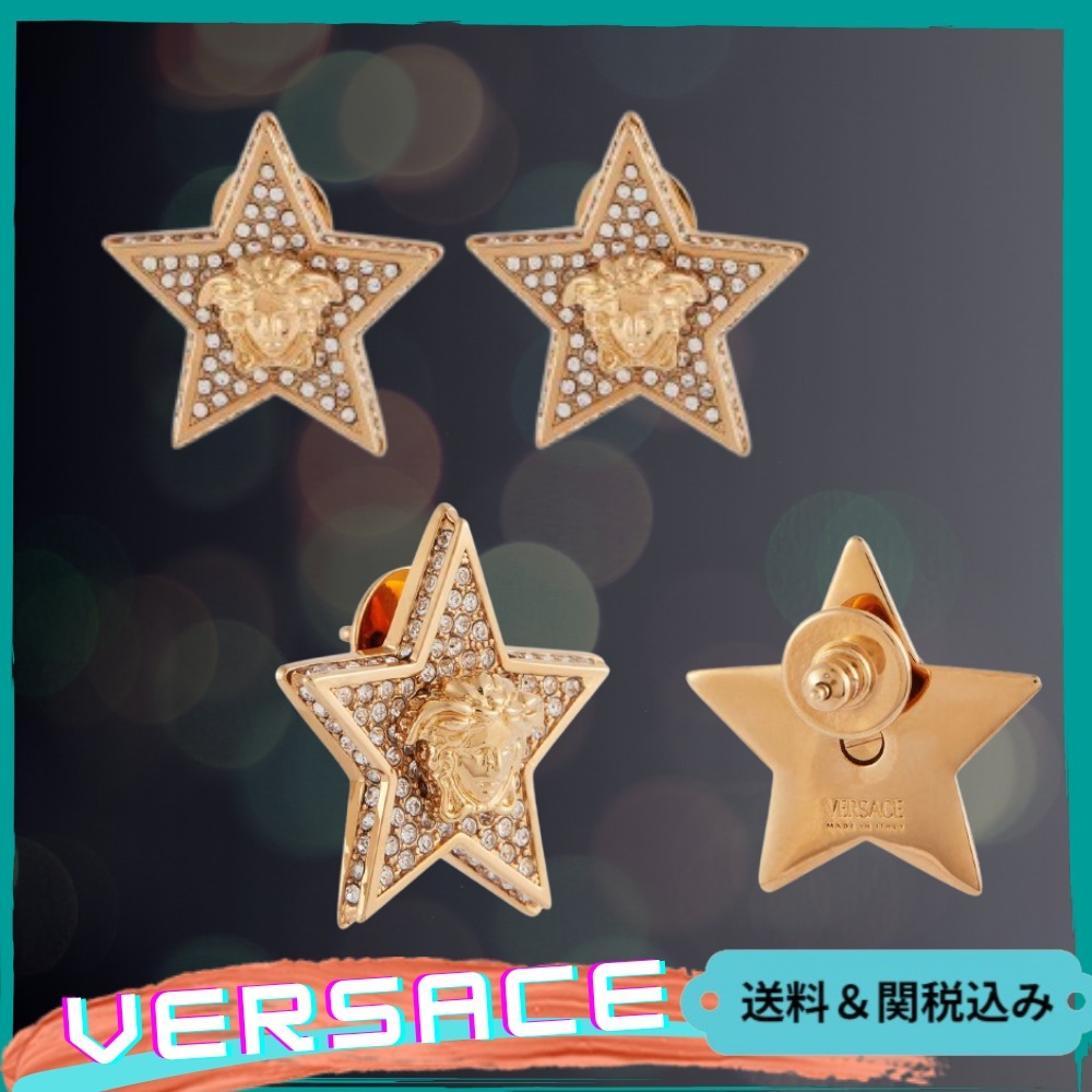 【Versace】Medusa スターピアス