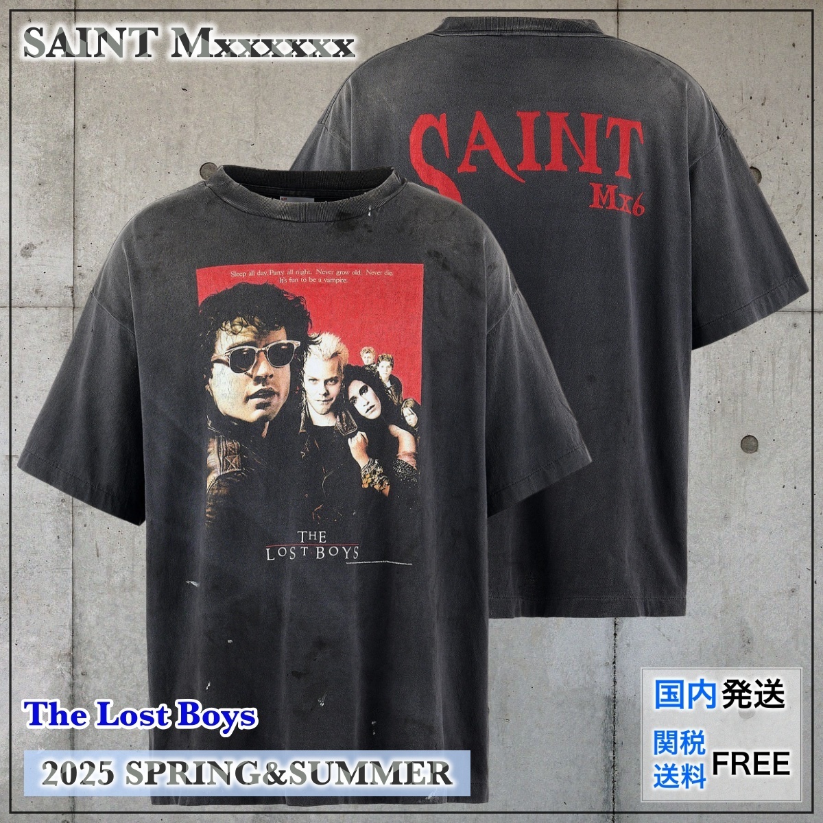 国内買付 SAINT Mxxxxxx The Lost Boys セントマイケル Tシャツ