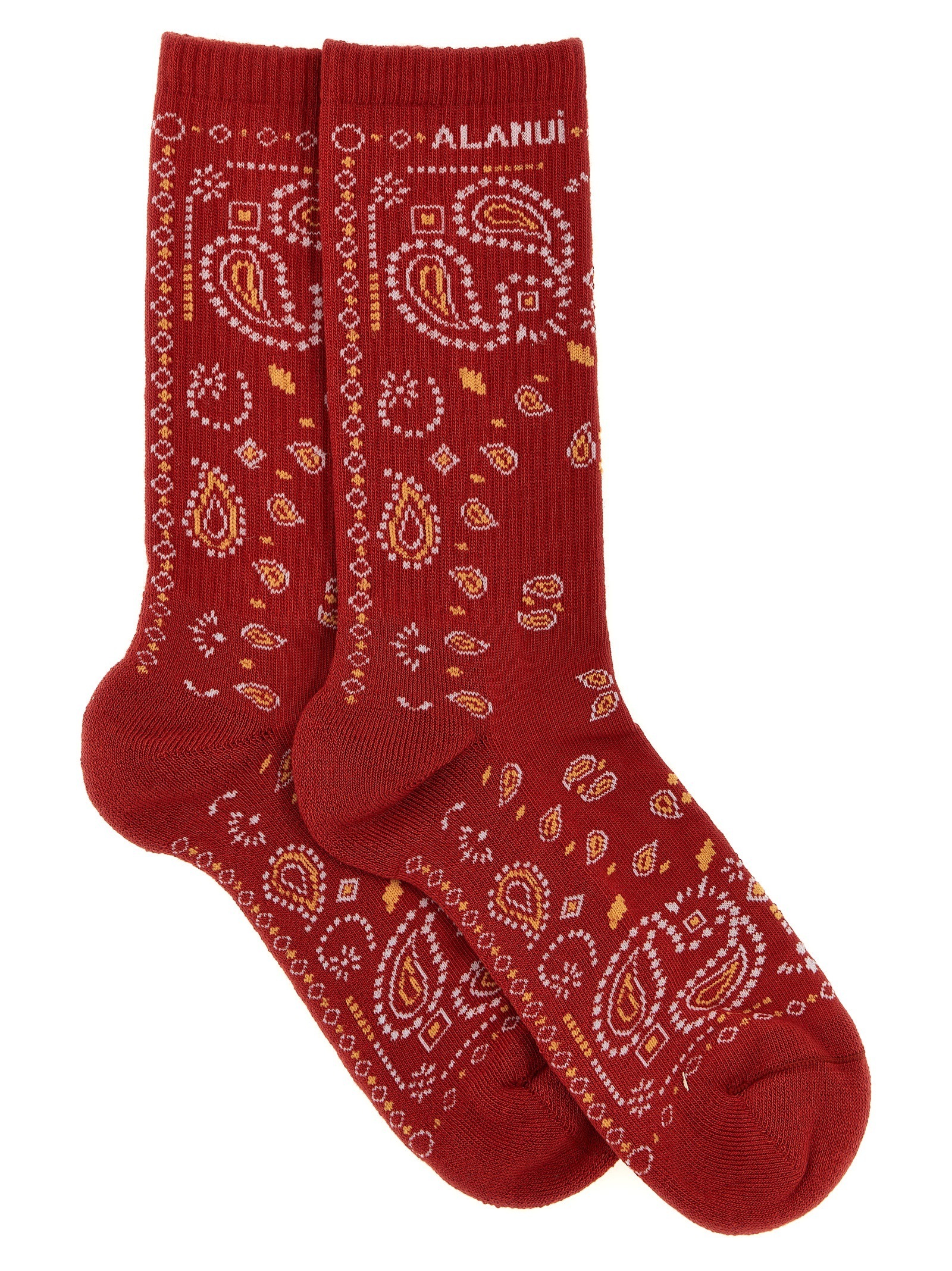 タイツ・ソックス ALANUI 'Bandana' socks Red