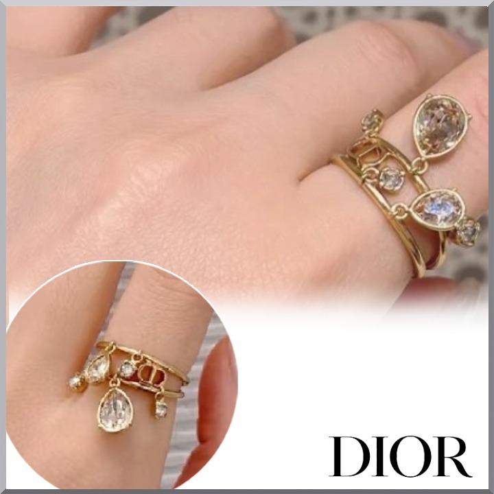 《国内即発☆ゴージャス☆》DIOR D-Drop リング