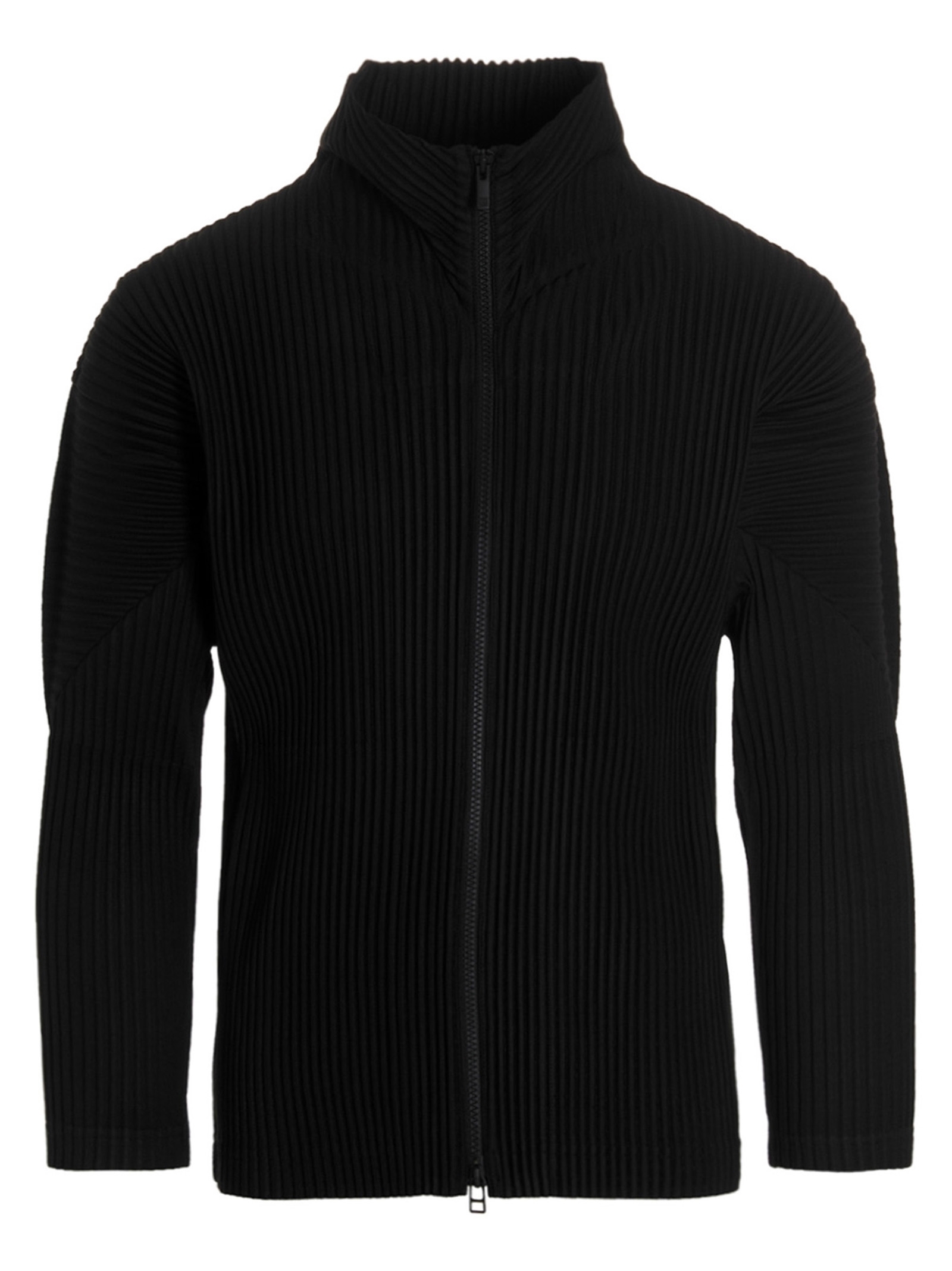 ニット・セーター HOMME PLISSE' ISSEY MIYAKE 'Basics' cardigan Black