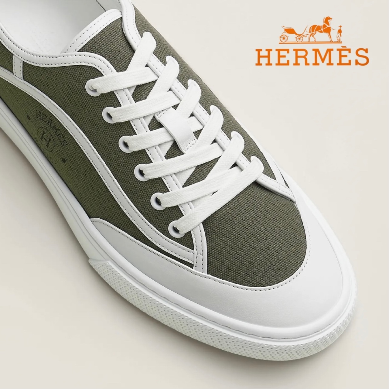 大人カジュアル☆スタイリッシュ【HERMES】Get スニーカー men's