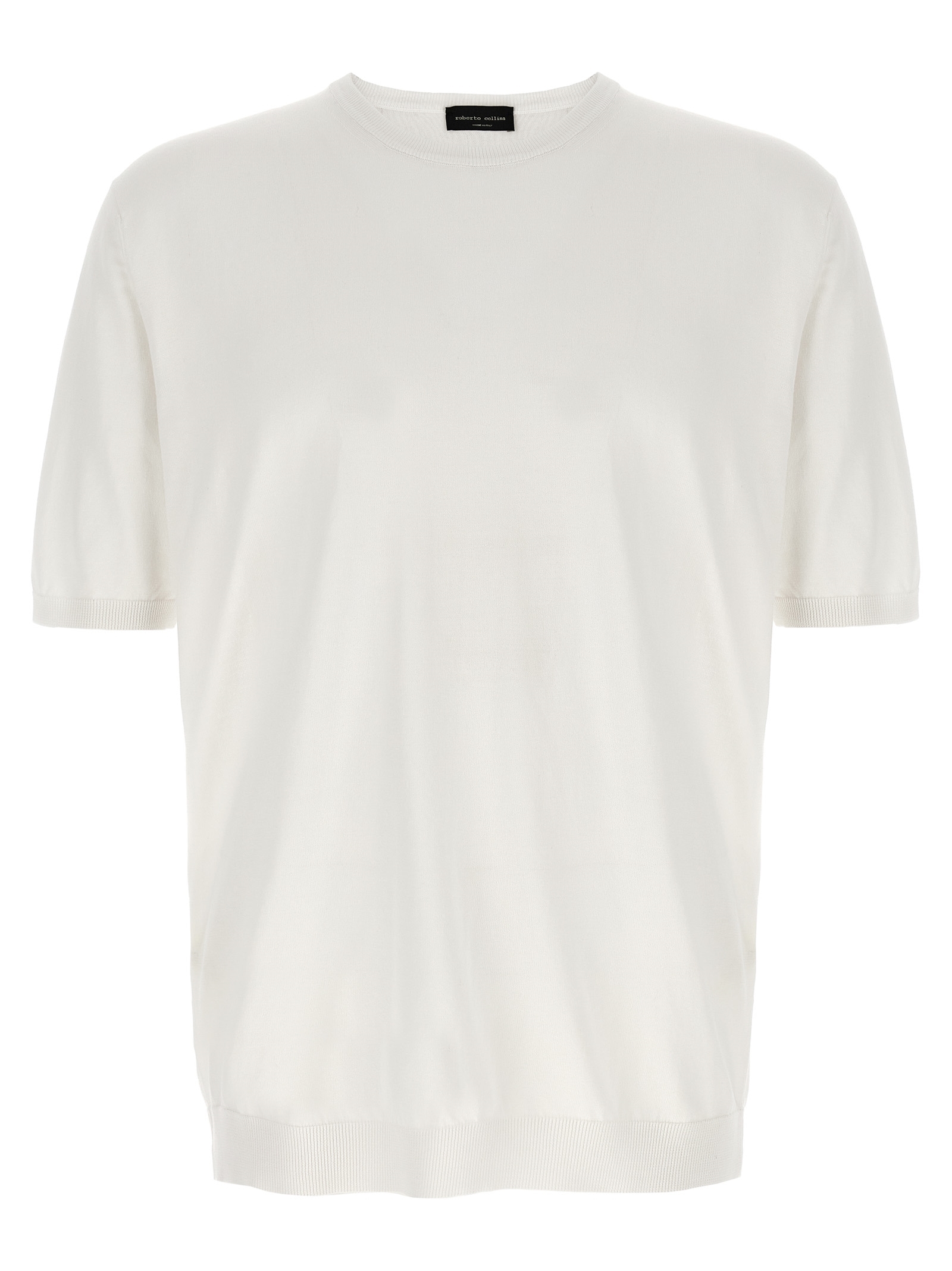 Tシャツ・カットソー ROBERTO COLLINA Knitted T-shirt White