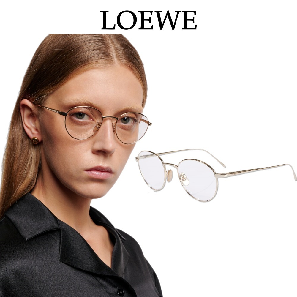 【Loewe】スリムな丸メガネ