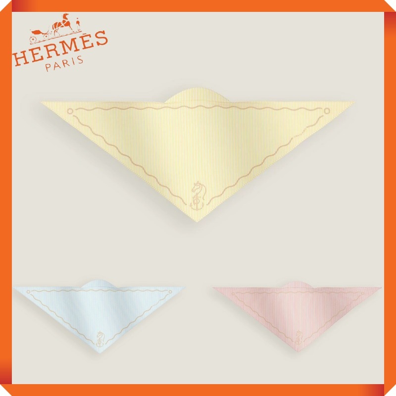 パステルが可愛い♪HERMES★Punta Ancre Marine スカーフ