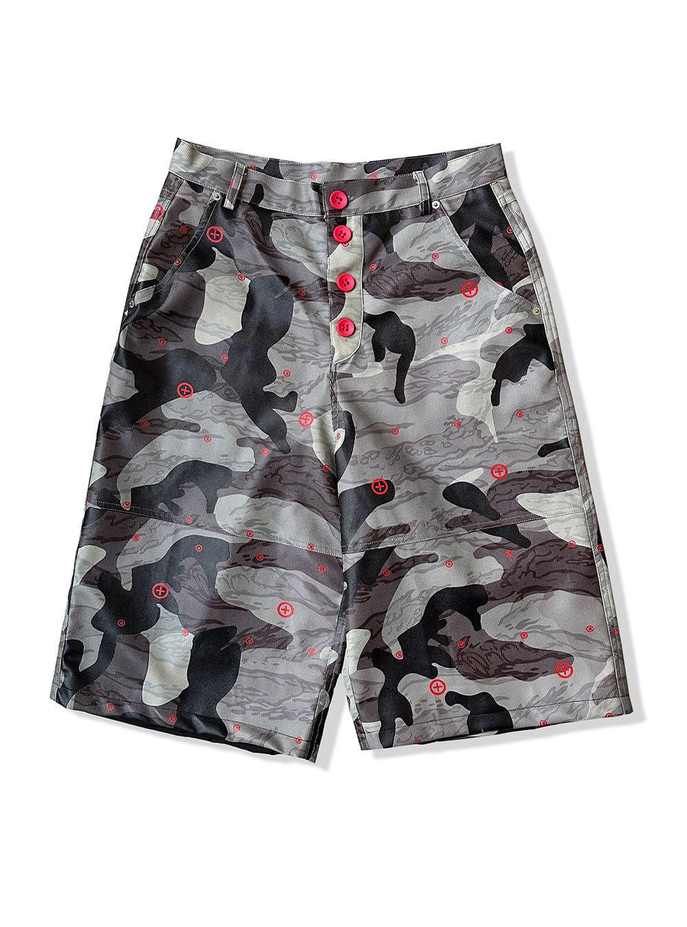 国内未入荷 Roman Catcher - Snow Camo Wide Shorts