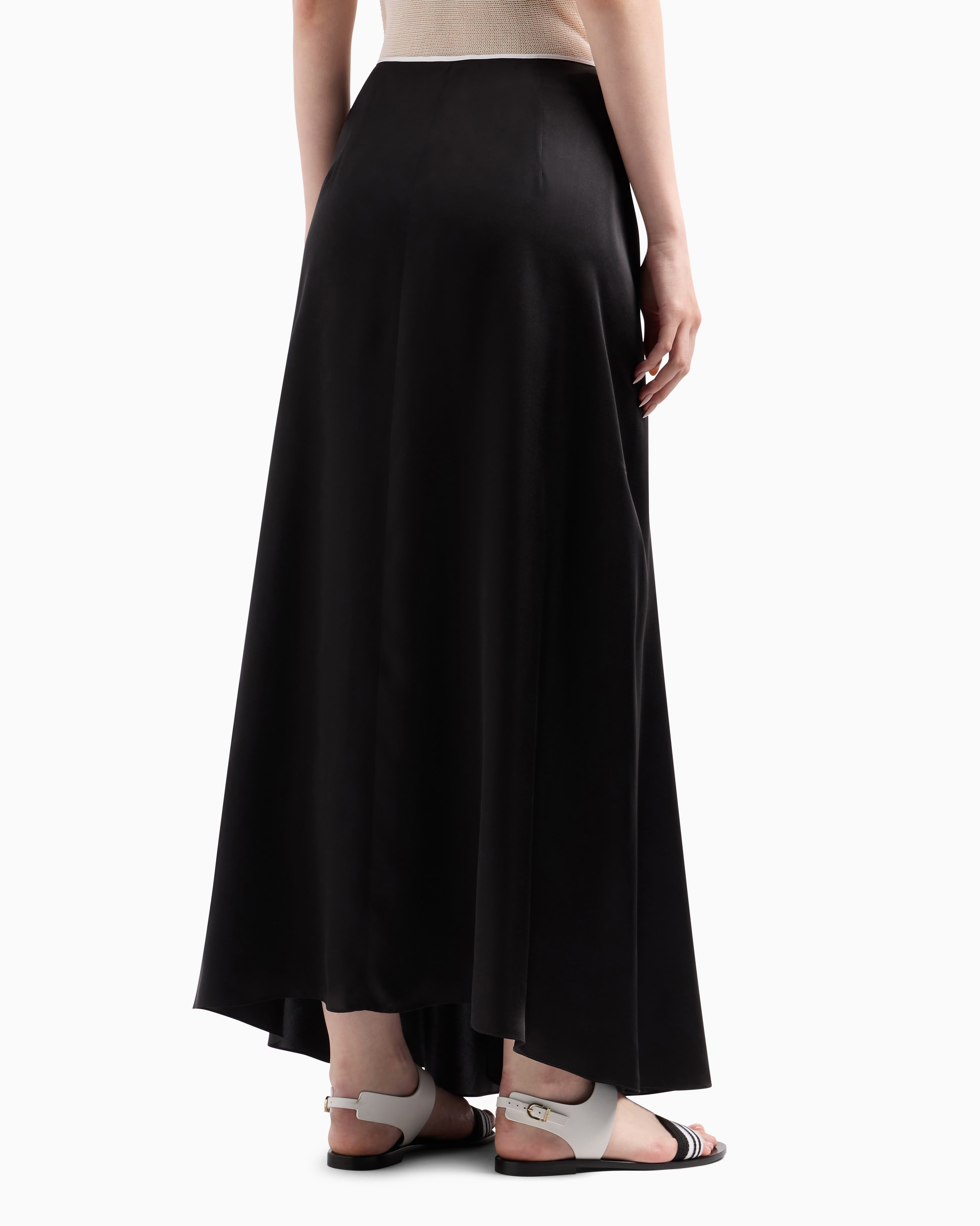 GIORGIO ARMANI 25SS《ロングスカート》シルクサテン 直営店