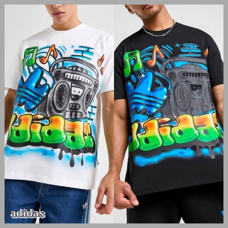 【adidas】Originals ブーム ボックス プリント Tシャツ