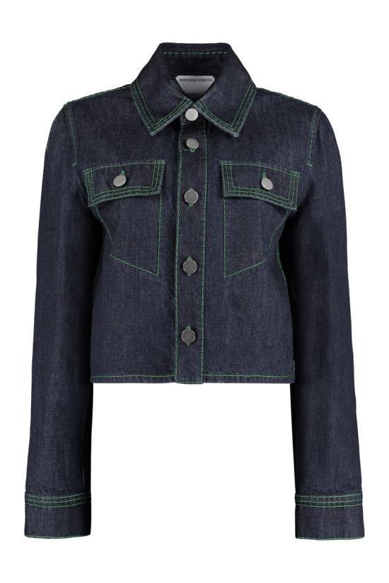 ジャケット BOTTEGA VENETA Women Outer 688966V1N10 4245 Navy