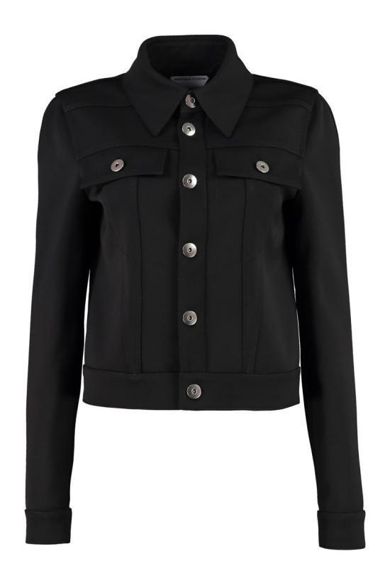 ジャケット BOTTEGA VENETA Women Outer 660588V0IV0 1000 Black
