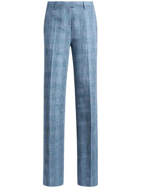 パンツ ETRO Women Straight Pants WREA000199TTE36 S9883 BLUE