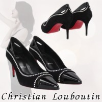 最後の1点☆関送込【Christian Louboutin】パンプス 無地 レザー