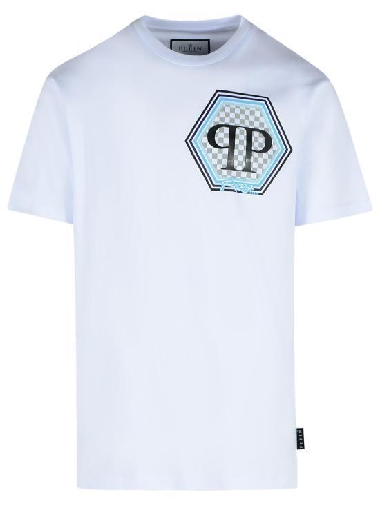 Tシャツ・カットソー PHILIPP PLEIN Men Polo Shirts SAEC MTK 8106 PJY002N01 White