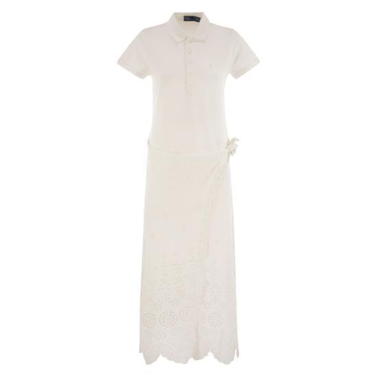 ワンピース POLO RALPH LAUREN Women Mid Skirts 211978554 WHITE