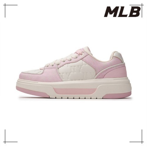 MLB公式 スニーカー Chunky Liner Classic Monogram NY (Pink)