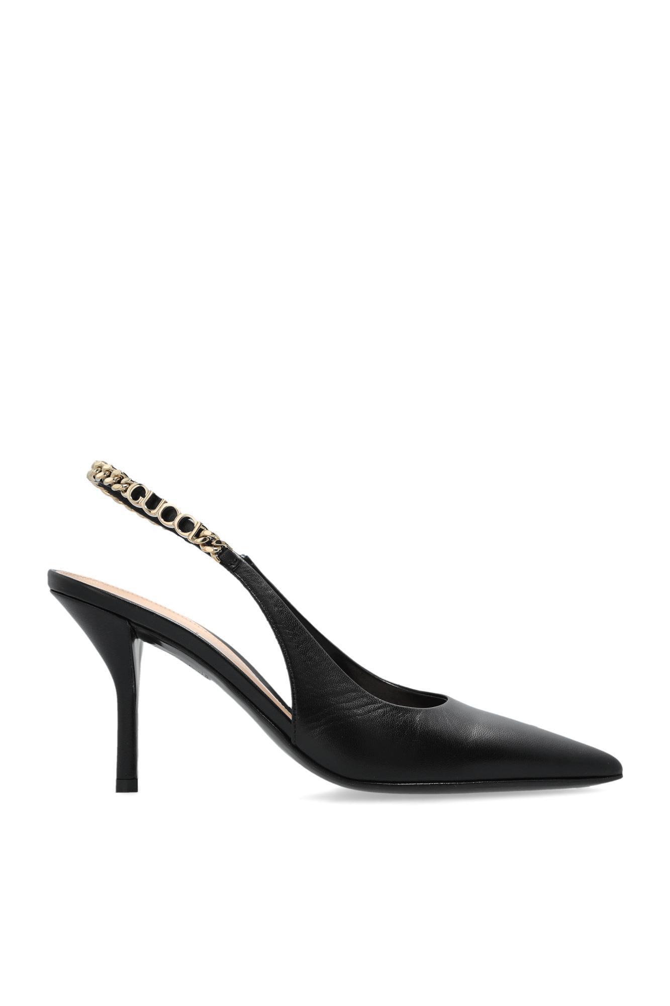 【送料&関税込】Gucci Leather Heeled Shoes Signoria
