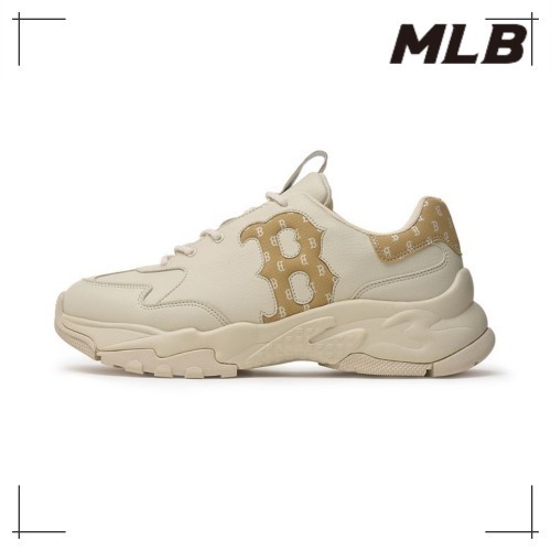 MLB公式 Big Ball Chunky Window Monogram BOS (Beige)