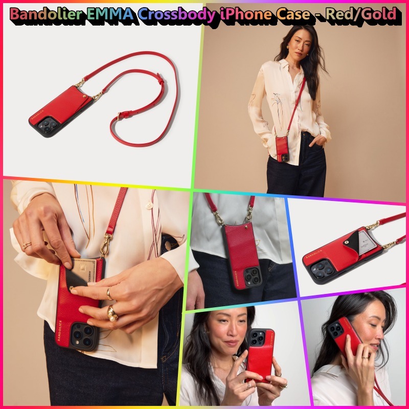 ★Bandolier★EMMA X-body iPhone Case★Red/Gold