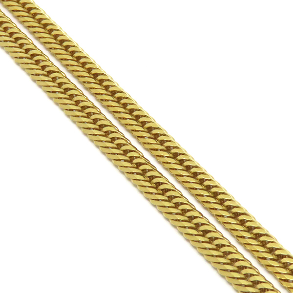 喜平 ネックレス K18 18金 50cm 12.7g 12面 トリプル
